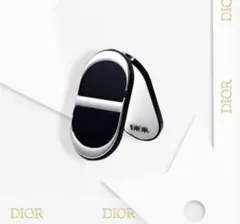 ディオール　ミラー　限定　ノベルティー phone ring シルバーブラック ディオール ミラー 限定 ノベルティー phone ring シルバー