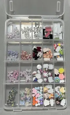 ネイルパーツセット 収納ケース付き③