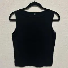 ユニクロ ボートネック ノースリーブ