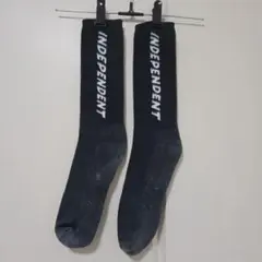 INDEPENDENT ソックス 25-27cm ネイビー