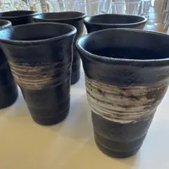 陶器湯呑み　6個セット