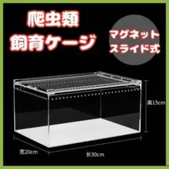 爬虫類 飼育ケージ 小動物 レプタイルボックス 磁石 空気穴 両生類 飼育ケース