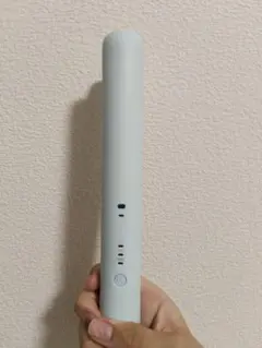 ライトブルー ストレートヘアアイロン充電式　　ケーブル付き
