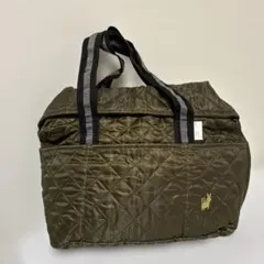ROOTOTEオリーブ色 キルティングトートバッグ