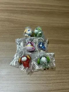 お茶犬 めじるしアクセサリー 6個セット ガチャガチャ まとめ売り