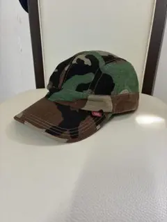 OVERRIDEオーバーライド　ウッドランドカモ　迷彩ジェットキャップ　カモフラ