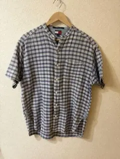 TOMMY JEANS チェック柄 半袖シャツ M