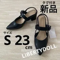 【新品】タグ付きLiBERTYDOLL クリアリングバックストラップパンプスのサムネイル
