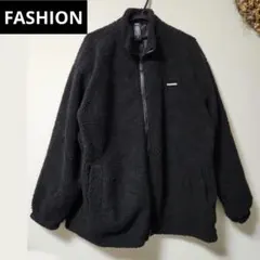 FASHION ボアジャケット ブラック XL