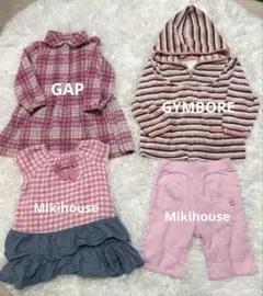 MIKIHOUSE/GAP/GYMBORE サイズ90cmのベビー用品4点
