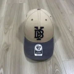 横浜DeNAベイスターズ　47 MVP ロゴキャップ 調整可能