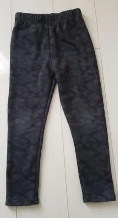 迷彩柄長ズボン キッズ 裏起毛