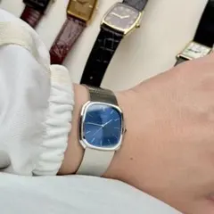 SEIKO CREDOR 5931-5150 希少青文字盤 - メルカリ