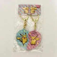 ポケモン ピカチュウ ピカチュウメス ハートアクリルキーホルダー ペア