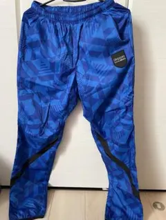 Kappa ジャージパンツ Sサイズ 青 幾何学模様