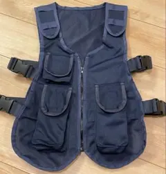防護衣風ベスト　耐刃機能無　警察グッズ　個人装備　サバゲー　ミリタリー 制服のサムネイル
