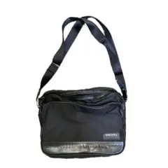DIESEL ブラック メッセンジャーバッグ レザー