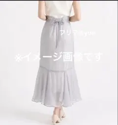 ワンアフターアナザーナイスクラップ バックレースアップ シアーマーメイドスカートのサムネイル