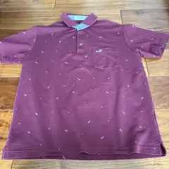 Crocodile ワインレッド ポロシャツ M