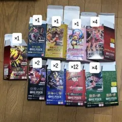 おまけ付】ワンピースカード パック 44種コンプリート品 まとめ売り