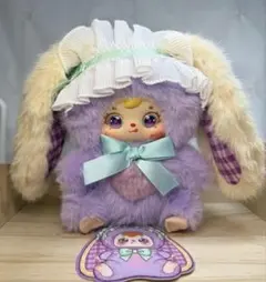 サミュエル SAN XIAO MAO 垂れ耳 うさぎ 紫 × ベージュキラ目 ③