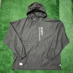 WTAPS ナイロン アノラックパーカー 美品】WTAPS 高級アノラックナイロンジャケット ハーフジップパーカー