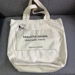 beautiful people スヌーピー コラボトートバッグのサムネイル