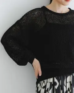 URBAN RESEARCH 透かし柄ルーズニット