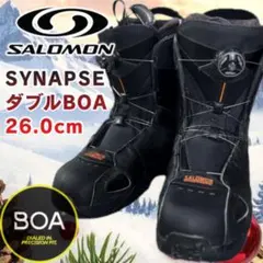 美品 SALOMON サロモン 26 シナプス BOA スノーボードブーツ