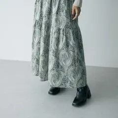 極美品】北欧、暮らしの道具店 リバティプリントのティアード