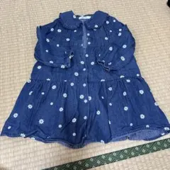 デニムワンピース　110センチ