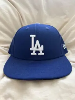 New Era LA 7 1/8 59fiftyベースボールキャップ 青