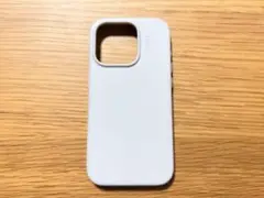 iPhone15Pro用レザーケース　ホワイト