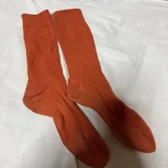 オレンジ色のソックス