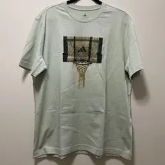 adidas マクラメ編み バスケットゴール Tシャツ