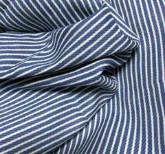 ダブルガーゼ生地　布　ハギレ　0.6m ハンドメイド　スタイ　ストライプ　綿