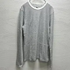 美品✨UNIQLO ストライプ 長袖Tシャツ Mサイズ✨