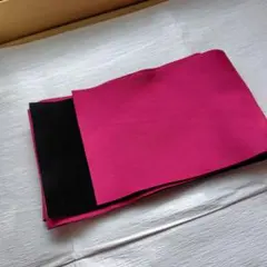 ピンクと黒の浴衣帯