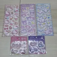サンリオ　ちいかわ　キティ　クロミ　マイメロ　シナモン シール
