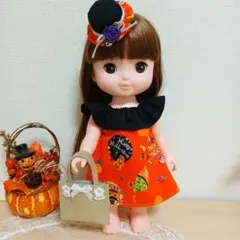 メルちゃんソランちゃんサイズの服 ハロウィンワンピースセット