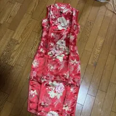 HONG KONG MEMORIES チャイナドレス レッド　未使用