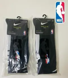 NIKE Elite CREW エリート ソックス 2足セット NBA ブラック