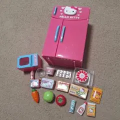 平成レトロ 希少✨ハローキティ レトロミニ冷蔵庫＆食品セット - メルカリ