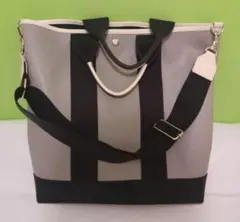 TOPKAPI　SCOTCH GRAIN 縦型トートバッグ L ショルダー付き