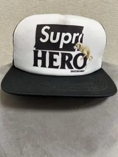ANTI HERO メッシュ　キャップ ホワイト Supreme シュプリーム 22SS ANTIHERO Mesh Back 5Panel Cap