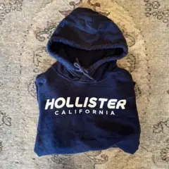 HOLLISTER ネイビー フード付きパーカー S