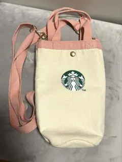スターバックス ボトルショルダーバッグ サクラ 2025 ペットボトルホルダー