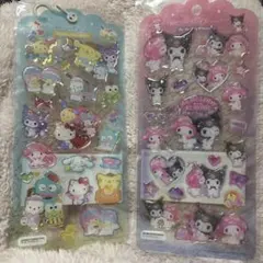 正規品 ドロップジェリーシール クロミ マイメロ キティ ウサハナ サンリオ