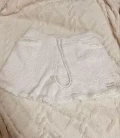 開封済未使用品 gelato pique ルームウェア ショートパンツ ホワイト