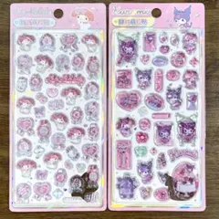 サンリオ　ボンボンドロップシール風 硬化シール2枚セッ